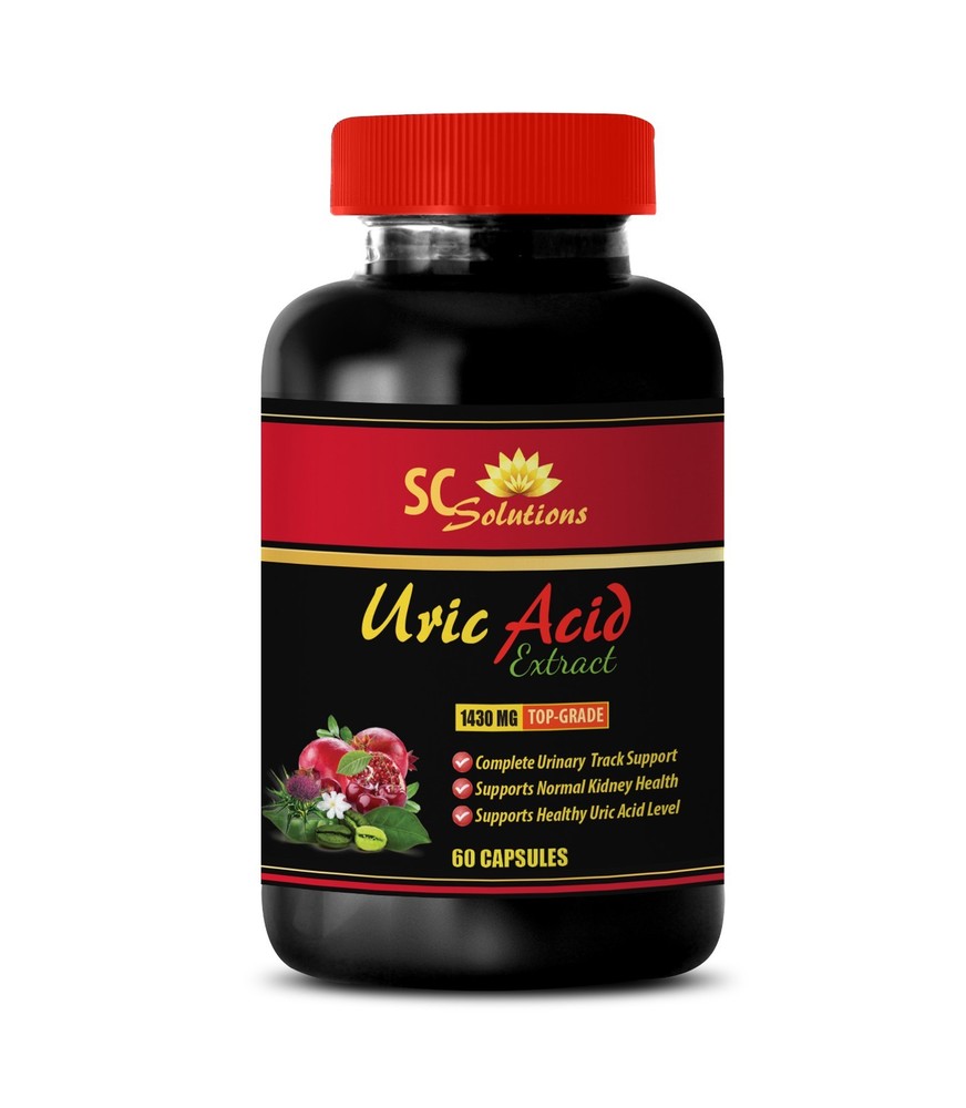 reduce uric acid levels - Uric Acid Formula 1430mg - green tea capsules 1 Bottle