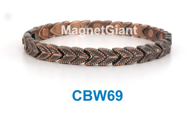 Arrow Women Copper link high power magnetic bracelet CBW69