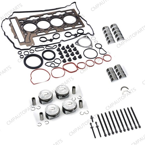 N14B16 Engine Pistons Gasket Bearings Kit For Mini Cooper S JCW R55 R56 R57 1.6T - Picture 3 of 12
