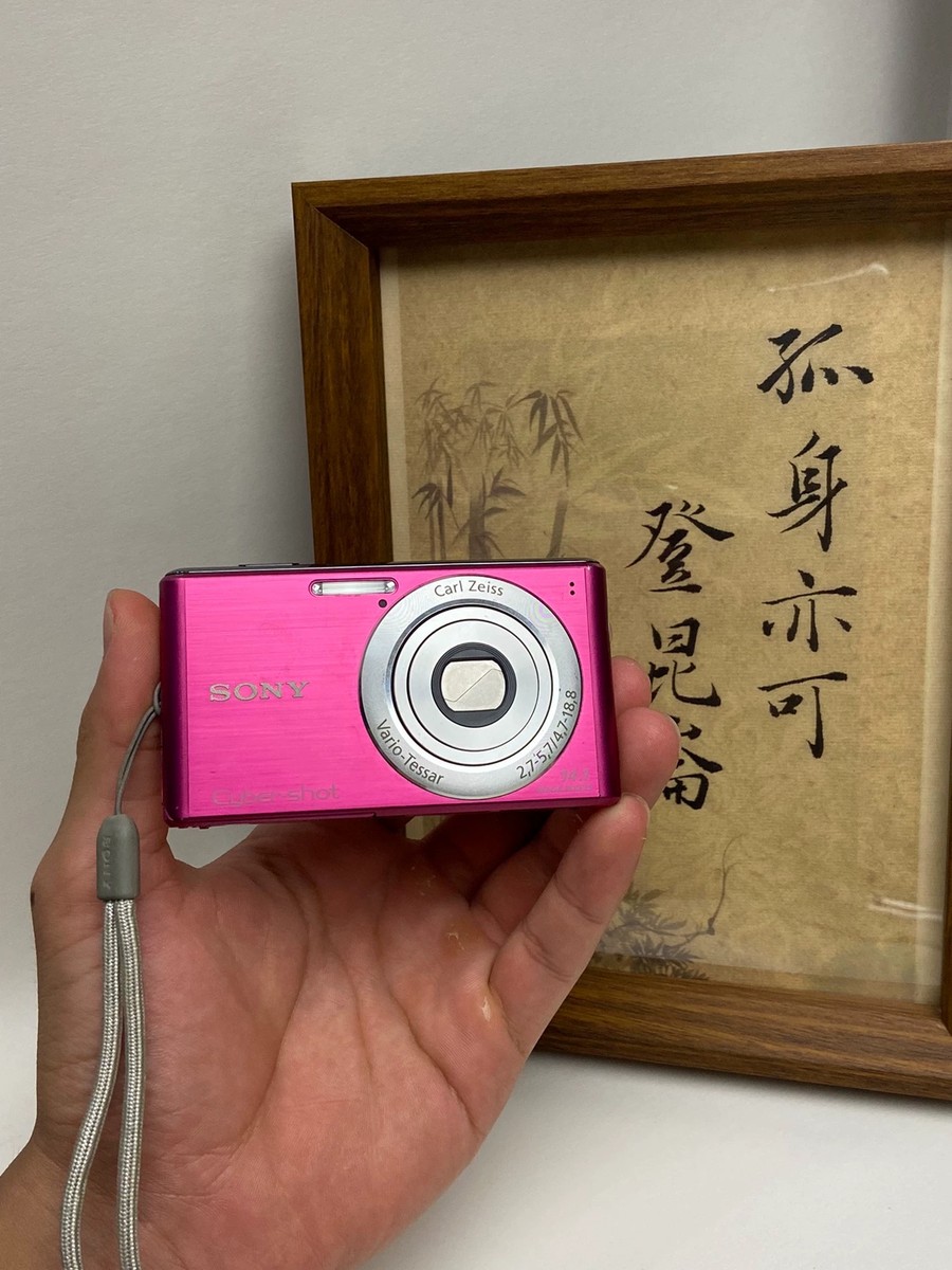 90%new SONY Cyber Shot DSC-W530 Pink Digital Camera 4x Zoom 14.1MP