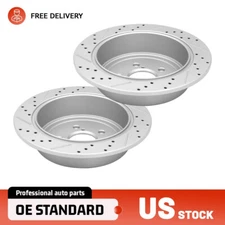 Rear Drilled Brake Rotors for Subaru Forester Impreza Legacy Outback WRX FR-S