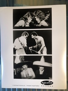 Queen Photo 1995 Hollywood Records 8x10 Black & White Freddie Mercury