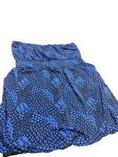Banana Republic Dress XL Black Blue Strapless Casual Dress New