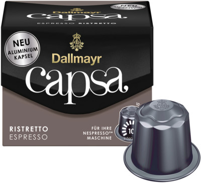 Dallmayr CAPSA coffee pods RISTRETTO ESPRESSO for Nespresso-NO BOX -SHIPS FREE