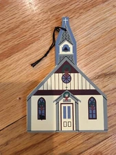 HTF! 1996 Cat's Meow Village Limited Edition Ornament - Christ Church