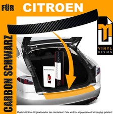 LACKSCHUTZFOLIE LADEKANTE FÜR CITROEN DS5 2012-2018 3D Carbon Schwarz