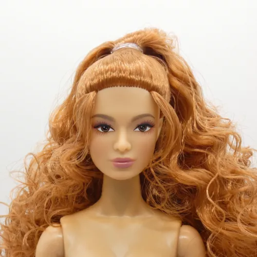 Fashion Doll Curly Red Hair Neutral Skin Articulated Supermodel 12 Inch BJD Xian