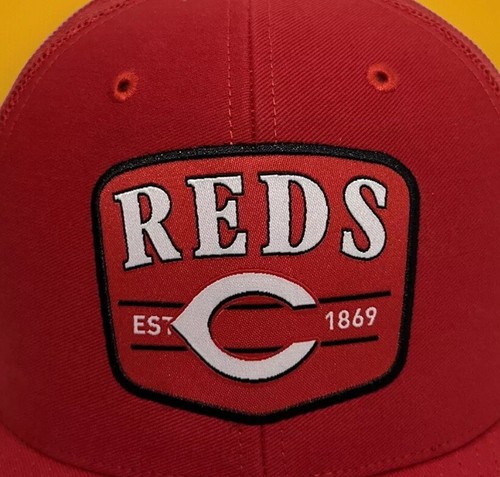 Cincinnati Reds - ‘47 Trucker Hat - Red Squad - Mesh - SnapBack- Patch **NEW** - Picture 2 of 6