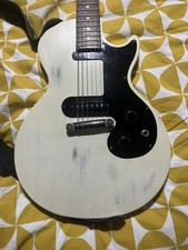 Gibson Melody Les Paul Maker Worn White Nitro Single Cut w/Hard Case