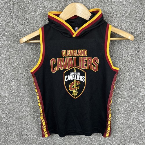 Cleveland Cavaliers NBA Hooded Basketball Jersey Boys Small 8