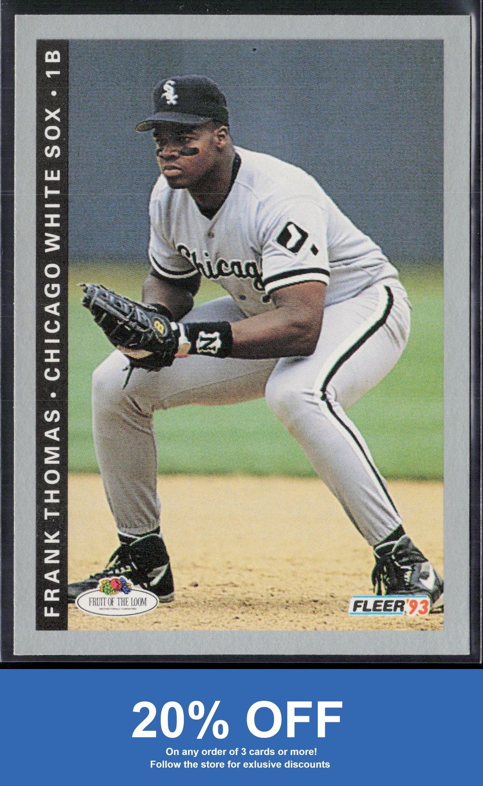 Frank Thomas 1993 Fleer #210 Chicago White Sox