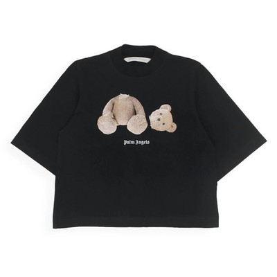 Palm Angels Cropped Kill Bear T-Shirt Gr. Small schwarz