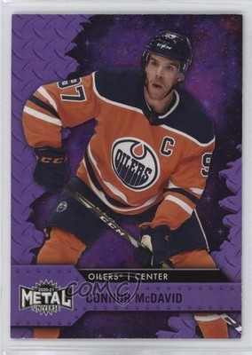 2020-21 Skybox Metal Universe Purple Spectrum 149/199 Connor McDavid #97 w6z