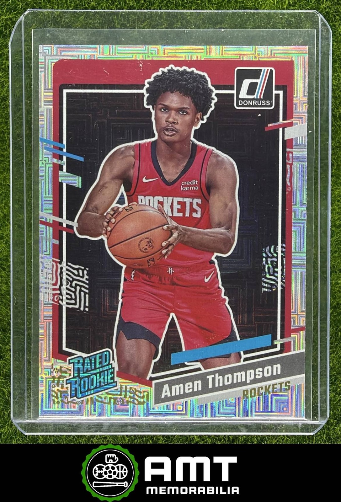 Amen Thompson 2023-24 Panini Donruss Choice Rated Rookie Houston Rockets #206