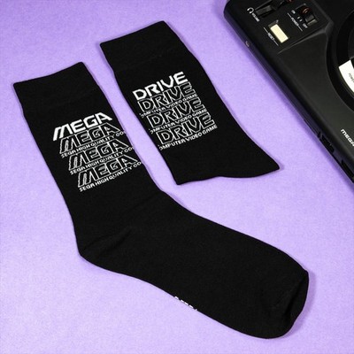 Numskull Official Sega Mega Drive Cotton Socks Black