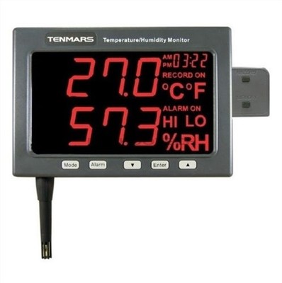 Tenmars Data Logging Capacity 30000 Temperature / Humidity Led   TM-185 nu *tm