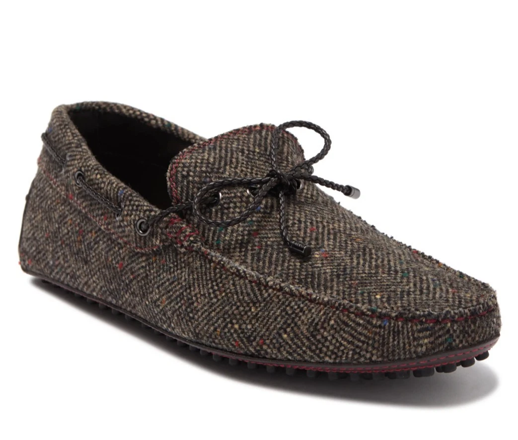 TOD’S Mocassini da guida Tod's Tessuto da uomo in twill di lana taglia 9 US 10 5