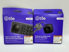 Tile Mate GPS Tracking Key Finder Device, Black, Model RE-60011 Sticker