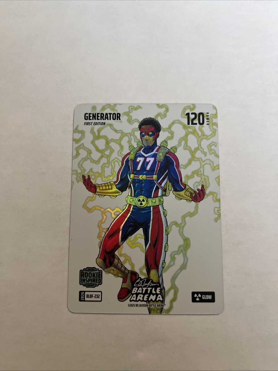 2026 Bo Jackson Battle Arena Generator Glow Blizzard Rookie VJ Edgecombe
