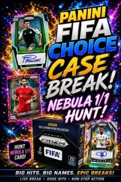 PANINI PRIZM FIFA CHOICE 2026 CASE BREAK 20 BOXS PYP/PYT