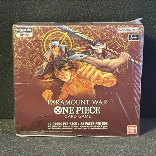 One Piece OP-02 Paramount War English Booster Box