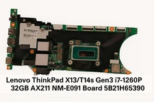 5B21H65390 NEW Lenovo ThinkPad X13 T14S Gen3 i7-1260p 32g  NM-E091 MOTHERBOARD! 