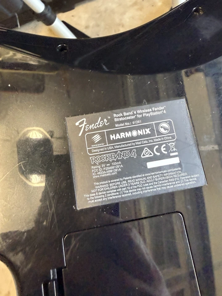 Playstation 4 5 Rock Band 4 Drum Set w/ Guitar Complete Band BUNDLE PS4 PS5 - Image 3 of 4