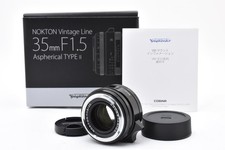 Top MINT /Box Voigtlander Nokton Vintage Line 35mm F/1.5 Asph Type II VM JAPAN