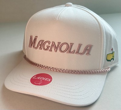 2026 Masters Magnolia White Ladies Rope Hat Cap Augusta National