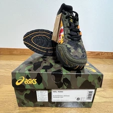 Men 8.0US Asics X A Bathing Ape Collaboration Gel 1090