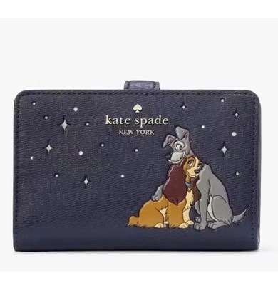 Disney x Kate Spade New York Lady And The Tramp Medium Compact Bifold Wallet