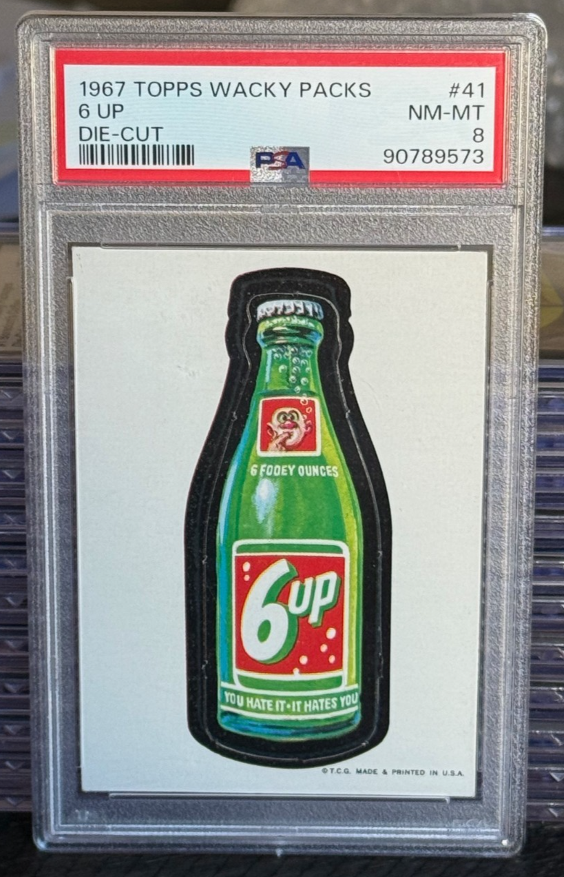 1967 Topps Wacky Packages PSA 8 6-UP Die-Cut Stickers