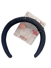 Scunci Real Style Trend Alert Black Velvet Headband 70365