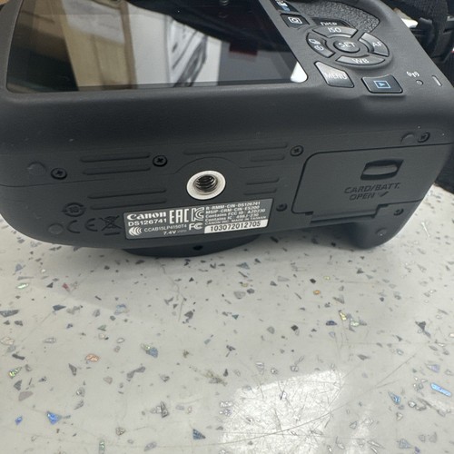 CANON EOS 2000D CAMER BODY CAP & SOFT CASE ONLY - FULLY TESTED - FREE DELIVERY - Afbeelding 12 van 18