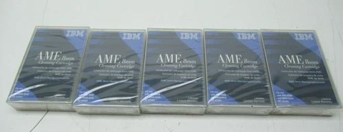 LOT OF 5 IBM 35L1409 AME 8mm CLEANING CARTRIDGE