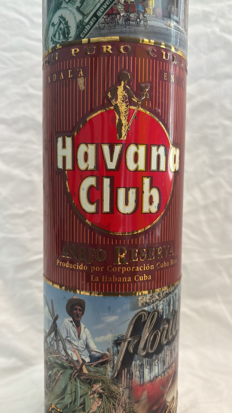 Barattolo di latta Havana Club Anejo Reserva vuoto Da Collezione
