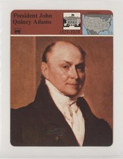 1979 Panarizon Story of America Deck 07 Printed in Italy John Quincy Adams 0w6