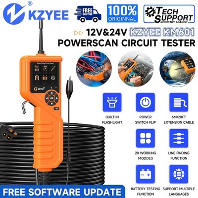 PowerScan 12V/24V KFZ-Kreistestgerät mit Prüfsonde für das elektrische System