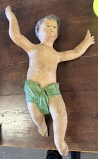 Statua Bambin Gesù D’epoca Cartapesta Presepe