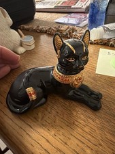 Lenox Egyptian Cat Goddess Porcelain Figurine Collectible Decorative Sculpture