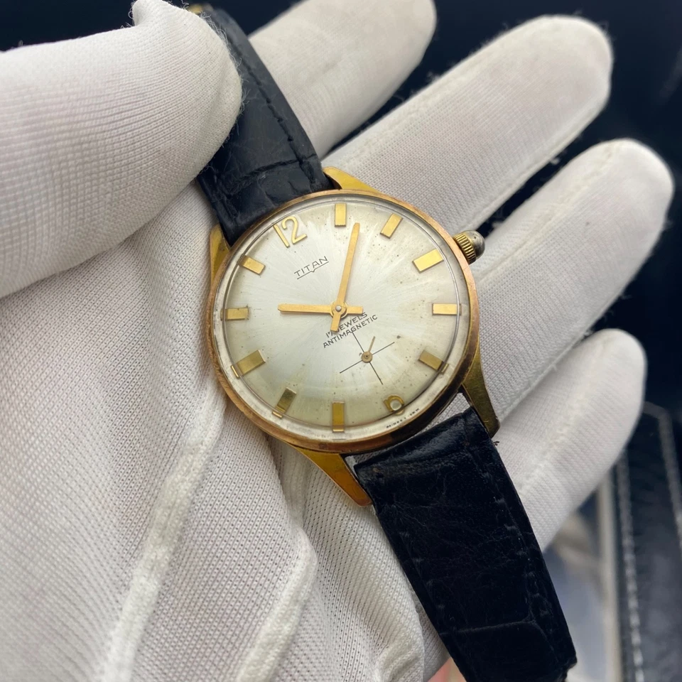 Reloj TITAN vintage años 60 cuerda manual como Calatrava Geneve chapado en oro suizo Foto 4 de 4
