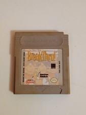 BreakThru Nintendo Game Boy 1994 Gameboy Authentic Tested & Working