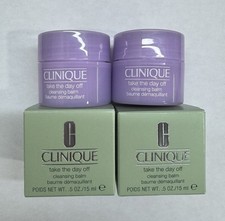 2 X Clinique Take The Day Off Cleansing Balm .5  1oz 30ml New In Box Free Ship