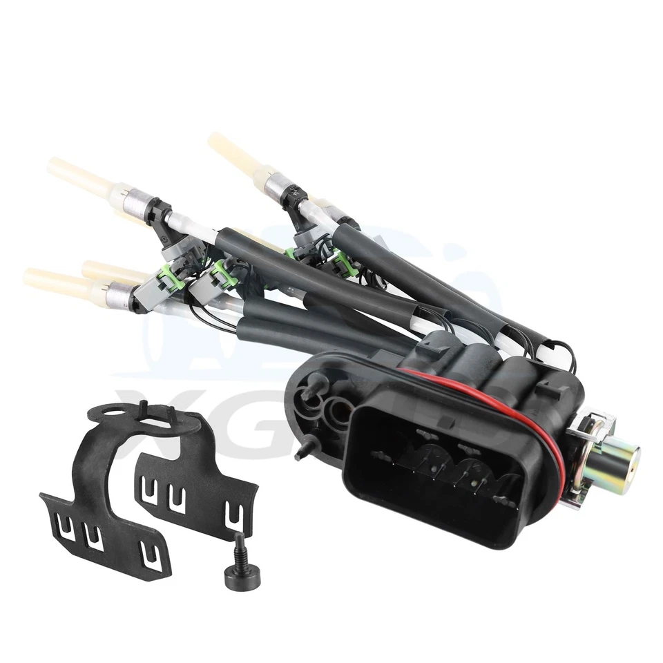 For Chevy Pickup Truck V8 5.0L 5.7L Fuel Spider Injector 8 Cylinder W/ Bracket Foto 4 de 4