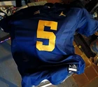 Michigan Wolverines Jersey Youth XL Blue Jabrill Peppers Nike Jordan #5