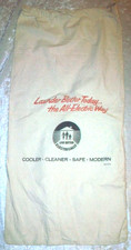 Vintage GE General Electric Live Better Electrically Gold Medallion Home Laundry