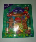 TROLLS DOLLS VINTAGE SET FIGURES VINTAGE 90S - MILUPLAST VARIANT - ARGENTINA