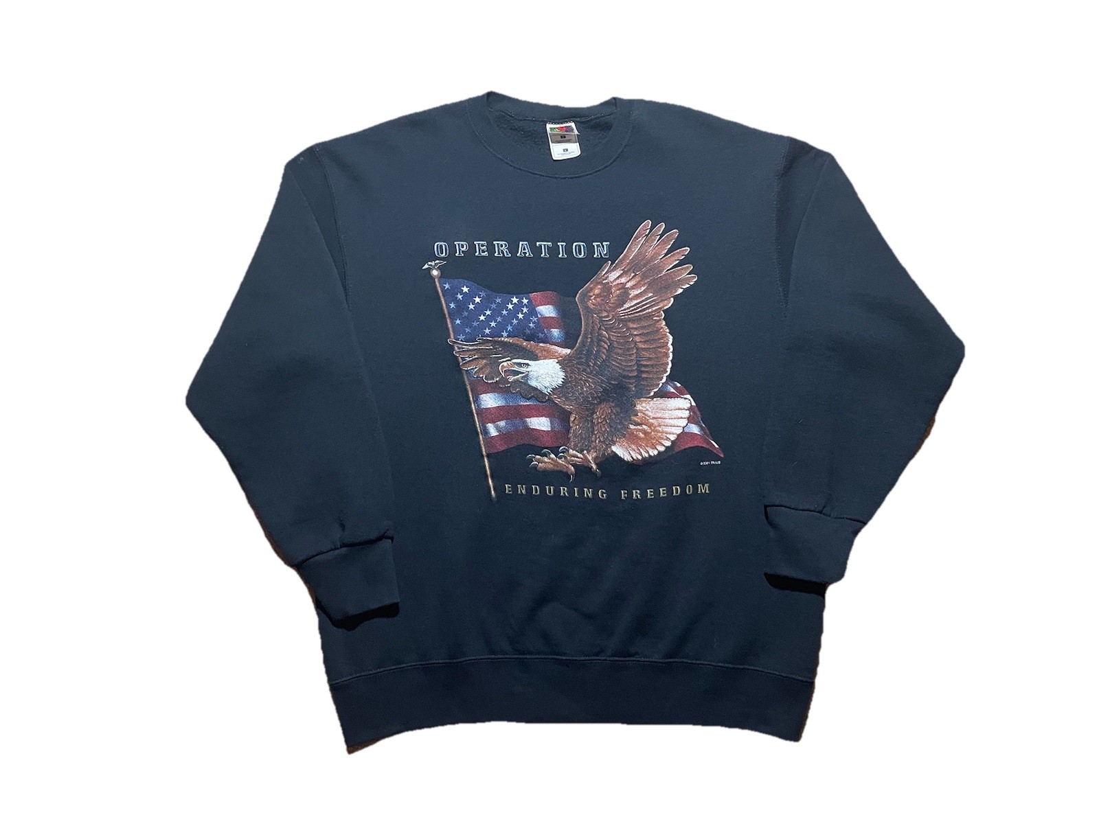 Vintage Operation Enduring Freedom Eagle Crewneck… - image 1