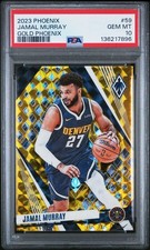 2023-24 Panini Phoenix Gold /10 Jamal Murray #59 PSA GEM-MINT 10 NBA Champion 