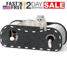 31.5 Inches Extra Large Cat Cave Beds For Indoor Hideaway With Ball Clearance